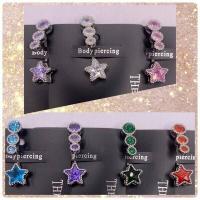 ราคา จิวสะดือเกาหลี สแตนเลส 316L ประดับคริสตัล swarovski ขนาดก้าน 1 6 mm ความยาวทั้งหมดประมาณ 2 5 cm งานพรีเมี่ยม อันละ 250 บาท (16247907085)