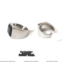 ราคา แหวน เงินนิลดำ รุ่น1 เรียบ สแตนเลสแท้ stainless 316l แหวนผู้ชาย แหวนแฟชั่น แหวนเท่ๆ แหวนสแตนเลส แหวน ring แหวนเลส allacc (7797209373)