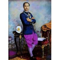 ราคา ภาพมงคลร 5ภาพติดผนังเพื่อสักการะบูชาขนาดภาพ 15x21 นิ้ว หรือ 38 cm x 54 cm (15282854027)