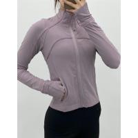 ราคา เสื้อแจ็คเก็ต Lululemon Nulu รุ่น Cropped Define โยคะกีฬาคอสั้นแจ็คเก็ตด้าย (18867340671)