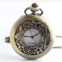 ราคา AQUA pocket watch Rabbit Key Flower Hollow Retro Large Quartz Pocket Watch Fashion Mens And Womens Antique Gift (20951743852)