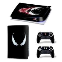 ราคา Marvel Venom Vinyl Skin Sticker For PlayStation 5 Digital PS5 PlayStation5 Game Console Game Handle Full Cover Protective Film (20486521401)