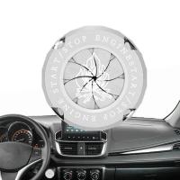 ราคา Engine Start Stop Button Cover Rotary Car Ignition Button Cover Ignition Switch Cover Push to Start Accessories for Car Motorcycle benchmark (20627913308)