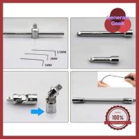 ราคา ประแจ บล็อก 46 ชิ้น ขนาด1 4 ชุดบล็อก 46 ชิ้น บล็อค ชุดประแจและบล็อกรวม ลูกบล็อก ด้าม ไขควง ข้อต่อ ข้องอ ด้ามก๊อกแก๊ก มาแรง Generals Geek (4699086046)