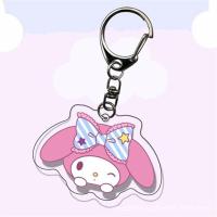ราคา โทรตินิค Sanrio พวงกุญแจอะคริลิคคู่1ชิ้นทนทานเรียบ Kuromi Mylody Cinnamoroll กระเป๋านักเรียนจี้เครื่องประดับผู้หญิง (19360232827)