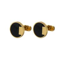 ราคา Circular Starry Sky Sand Metal Cufflinks New Minimalist French Set Rhinestone Mens Shirt Button (18615618364)