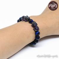 ราคา กำไลหินนำโชค บลูไทเกอร์อาย พลอยตาเสือ 8 มม ประดับปี่เซียะ 5 ธาตุ 1 คู่ สีดำ ปี่เซียะเปลี่ยนสี ปี่เซียะ 5 สี เสริมดวง แก้ปีชง 2566 (643052308)