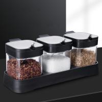 ราคา กล่องใส่เครื่องปรุง 3 ช่อง กระปุกใส่เครื่องปรุง ห้องครัว ที่ใส่เครื่องปรุง กระปุกใส่เครื่องเทศ มี 3 ชิ้น (13166270834)