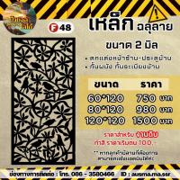 ราคา รั้วบ้าน ป้ายกำแพง เหล็กฉลุลาย หนา 2 มิล (20520379046)