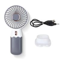 ราคา 2 in 1 New Electric Fan Mini Fan Rechargeable Table Fan Handheld Fan USB Fan Desk Fan Cooling Fan (19975538795)