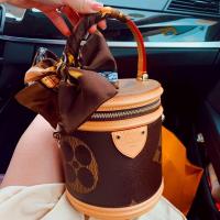 ราคา LV ถังหนังทรงกระบอกสำหรับผู้หญิง2023ใหม่จุของได้มากกระเป๋าทรงกระบอกหนึ่งแมสเซ็นเจอร์สะพายไหล่ (19308838297)