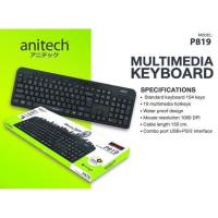 Anitech Multimedia Keyboard P819