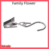ราคา Family Flower Flash Sale 10ชิ้นคลิปตะขอผ้าม่านหน้าต่างแข็งแรงทนทานอุปกรณ์เสริมเหล็กแข็งสำหรับหน้าต่างบ้าน (20757069561)