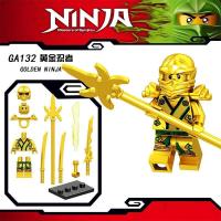 ราคา Compatible with LEGO Ninjago minifigure Lloyd Ice King Golden Ninja Season 9 12 Movie childrens toys (20720481992)