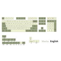 ราคา Matcha 122key Xda Keycaps Thai keycap Japanese ปุ่มกดคีย์บอร์ดย้อมสีสไตล์ญี่ปุ่นสําหรับ FilcoDuckIkbc (16454863074)