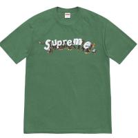 ราคา Supreme21SS ลิง Tee ลิงการ์ตูน Ape Man สามมิติโลโก้แขนสั้นคู่น้ำแบรนด์รอบคอเสื้อยืด (16879057390)