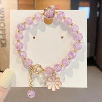 ราคา สร้อยข้อมือลูกปัดคริสตัลลายดอกเดซี่ขนาดเล็กสำหรับผู้หญิงดีไซน์เกาหลีใหม่ (12078174080)