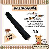 ราคา พลาสติกคลุมเห็ด สีดำ 1 3 ม้วน ยาว 55 เมตร หนา 100 ไมครอน กว้าง 2 เมตร 10kg พลาสติกปลูกเห็ด ผ้าคลุมเห็ด เห็ดนางฟ้า เห็ดฟาง ผ้าคลุมเห็ด (20799559271)