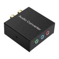 ราคา Bi Directional Audio Console Switch Converter RCA Stereo to 3 X 1 8 3 5mm Jack Adapter 3 5mm to L R for 5 1 Multimedia Speaker (19873280029)