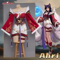 ราคา In Stock UWOWO League Of Legends LOL Ahri Champion Nine Tails Wildd Riftt Game Cosplay Costume Ahri Halloween Cosplay (19810713220)