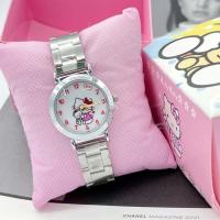 ราคา DD Watch นาฬิกาคิตตี้ นาฬิกาข้อมือเด็กผู้หญิงสีชมพูน่ารัก นาฬิกาข้อมือแฟชั่น คิตตี้ สายเลสสายซิลิโคลตัดสายได้ แถมฟรี กล่องลายคิตตี้ (19336957905)