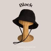 ราคา Corduroy Bucket Hat หมวกบัคเก็ตผ้าลูกฟูก มีสายคล้อง พร้อมส่ง 20 สี (19439121053)