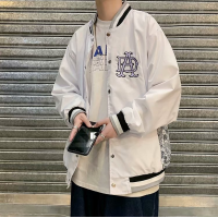 ราคา เสื้อเบสบอลผู้หญิงพิมพ์ลาย แจ็คเก็ตลำลองนักเรียนสีดำหลวม เสื้อแจ็คเก็ตบอมเบอร์สำหรับบุรุษและสตรี เสื้อแจ็คเก็ตเบสบอลปักลายตัวอักษร เสื้อคู่รักฮิปฮอป เสื้อแจ็คเก็ตบอมเบอร์แจ็คเก็ตทรงหลวมขนาดใหญ่ เสื้อแ