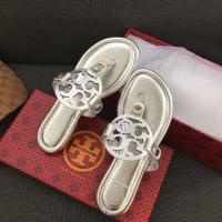 ราคา พร้อมส่ง แท้ New Tory Burch Indoor and outdoor leisure flip flops (15175354583)