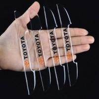 ราคา 4ชิ้น เซ็ตประตูรถโปร่งใส Anti Scratch Collision สติกเกอร์แถบป้องกันสำหรับ Toyota Wish Vios Camry Altis Corolla Vigo RAV4 Revo Yaris Prius 86 (15271990674)