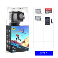 ราคา กล้อง Actioncamera 4K WIFI 60FPS 24MP กล้องกันน้ำ รีโมทคอนโทรล กันสั่น ลงแอป ต่อมือถือได้ ต่อไมค์นอกได้ (12573010664)