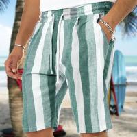 ราคา 2023 Striped Print Trousers Sweatpant Casual Men Mid Waist Drawstring Beach Pants Mens Clothing Loose Pockets Shorts Legging (18985246690)