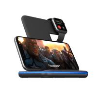 ราคา 15W Fast Qi Wireless Charger ที่ชาร์จไร้สาย สำหรับ iPhone 12 11 XS XR X 8 แท่นชาร์จ 4 In 1 สำหรับ Apple นาฬิกา6 5 4 3 2 Airpods Pro Wireless Charger Stand (13608072541)