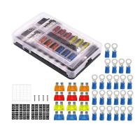 ราคา 12V Fuse Block 12 Circuit Fuse Box Kitwith LED Indicator with Negative Marine Fuse Box for Dc12 24V Car Boat RV Truck (19849856279)