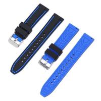 ราคา 2023 Original Gelang Jam Silikon untuk Swatch Omega Moonswatch Planet Gelang Tali Karet Warna Ganda Olahraga Pria Wanita Gelang 18 20Mm 22Mm 24Mm (20142492227)