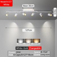 ราคา Ming Ben ไฟส่อง LED โลหะแอลอีดี6ดวงพร้อมรางหมุนได้แสงอุ่นสีขาวสปอร์ตไลท์เพดาน220โวลต์สำหรับห้องนั่งเล่นสโตร์ (19773851937)
