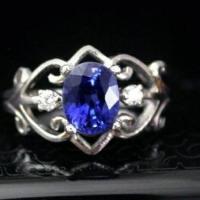 ราคา แหวนเงินแท้ 925 พลอยไพลิน Blue sapphire น้ำหนัก 1 50 กะรัตสวยมากค่ะ (464706336)