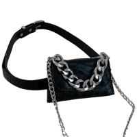 ราคา Fashion Ladies Girls All Match Crocodile Fanny Chain Womens Belt with Waist Shoulder Bag Belt Chain (19793248030)