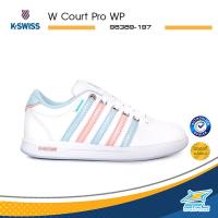 ราคา K Swiss Collection รองเท้าผ้าใบ รองเท้าลำลอง รองเท้าแฟชั่น สำหรับผู้หญิง เคสวิส W Court Pro WP 98389 175 98389 197 2990 (16296126793)