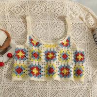 ราคา เสื้อครอปสายเดี่ยว ครอปถักไหมพรม เสื้อกล้ามถัก สายเดี่ยวcroptop มีหลายสี (17871523514)