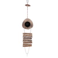 ราคา 100 Natural Coconut Husk Coconut Hide with Ladder for Bird Shell Hideaway Durable Habitat (13937690018)