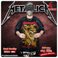 ราคา เสื้อวงดนตรีเมทัล Metallica Helsinki เนื้อผ้าคอตตอน 100 ทรงโอเวอร์ไซส์ ไหล่ตก สตรีทร็อคสไตล์วินเทจ สกรีนเต็มตัว (11054675405)