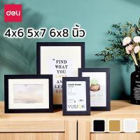 ราคา กรอบรูป deli กรอบรูปติดผนัง A4 4x6 5x7 6x8 นิ้ว กรอบรูปขนาดใหญ มีหูแขวนผนัง มีขาตั้งโต๊ะ กรอบใส่รูปภาพ กรอบรูป มินิ มอล กรอบร photo frame simplex (15129129790)