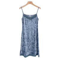 ราคา Jaspal เดรส สีเทา ผ้ากำมะหยี่ คอลูกไม้ Used Like New Preloved (20629141456)