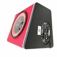 ราคา 8 inch 880W 12V 24V 220V Red Wooden Trapezoidal Bluetooth Radio Bass Speakers Active Car Home Subwoofer Use Free Accesserios (18811069885)