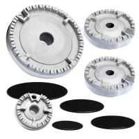 ราคา Cooker Hat Set Stove Lid Upgraded Oven Gas Hob Burner Crown Flame Cap Gas Burner Flame Cap Fits Most Gas Stove Burners (20305178060)