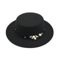 ราคา New Fashion 8CM Big side adult Vintage Wide Brim Felt Bowler Hats Floppy Cloche Fedora Cap Hat Band Bowler Elegant female hat (19226578240)