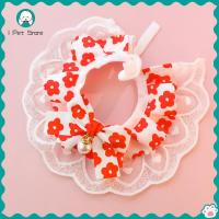 ราคา ปลอกคอสัตว์เลี้ยงลูกแมวและสุนัขเครื่องประดับลูกไม้ลายดอกไม้โบว์ผ้าเช็ดน้ำลายปลอกคอแมว (17941875320)