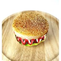 ราคา เบอร์เกอร์ปลอม นุ่มๆ มีแม่เหล็กที่ก้นขนมปัง พร้อมส่ง สามารถเก็บเงินปลายทางได้ (14620487229)
