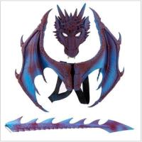 ราคา 7C229 ชุดเด็ก ชุดมังกร ปีกมังกร หัวมังกร หางมังกร ปีก หาง หัว ทำด้วยยาง PU Children Dragon set Wing Tail Head (9729198998)