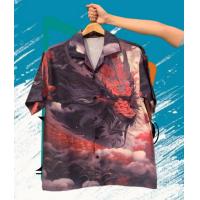 ราคา เสื้อเชิ้ต เสื้อเชิ้ตฮาวาย เสื้อฮาวายลายใหม่ เสื้อพิมพ์ลายมังกร (20683236050)
